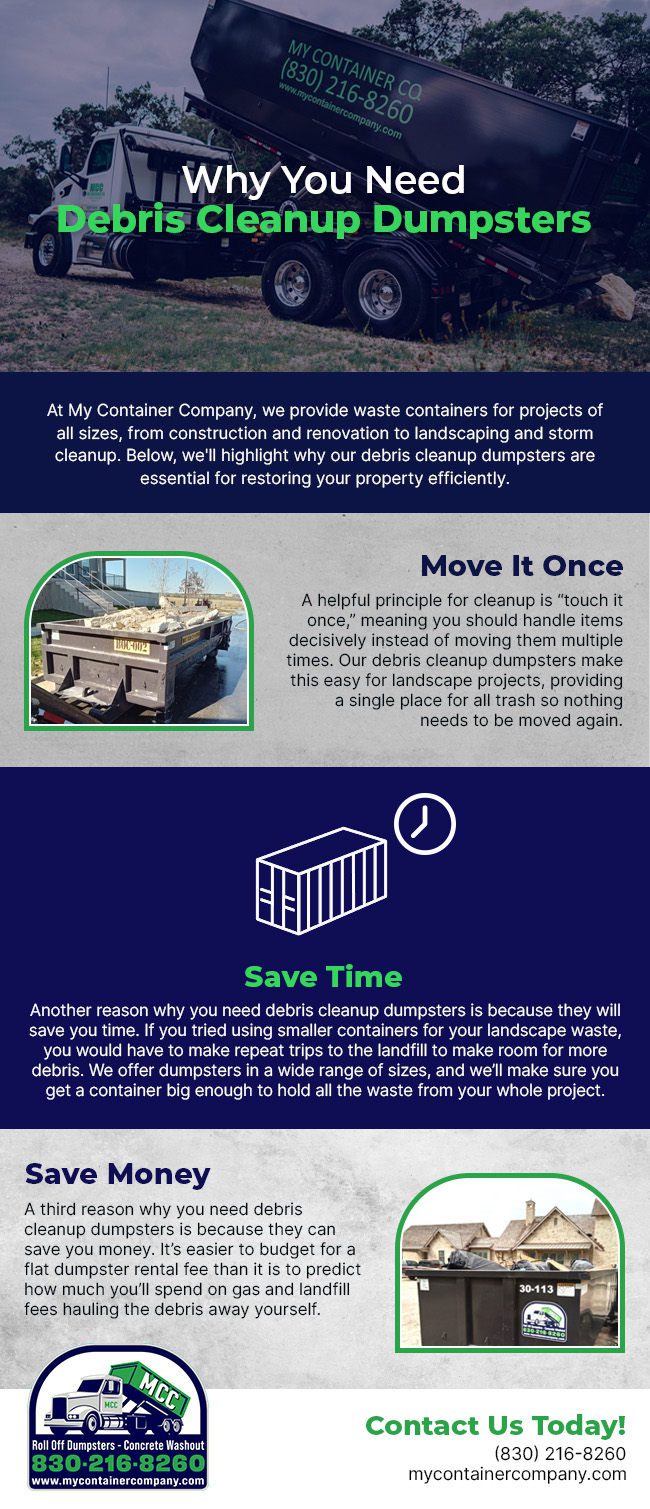 Why You Need Debris Cleanup Dumpsters